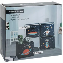 Mobilier|Rangement|Stokomani Etagère Espace 4 compartiments