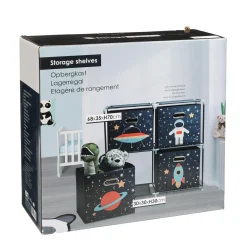 Mobilier|Rangement|Stokomani Etagère Espace 4 compartiments