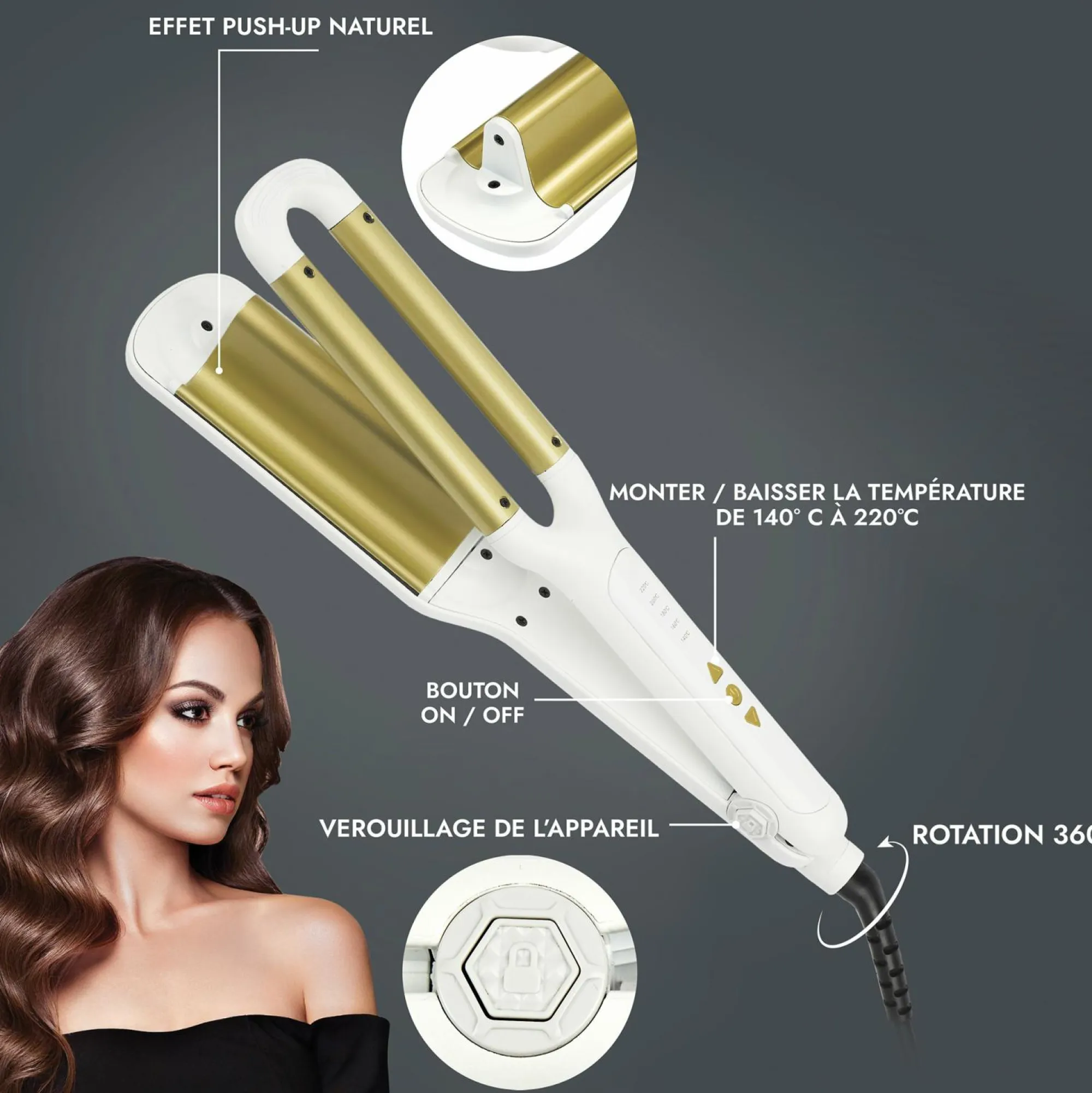 Petit Électroménager|Cheveux|Stokomani Fer à onduler