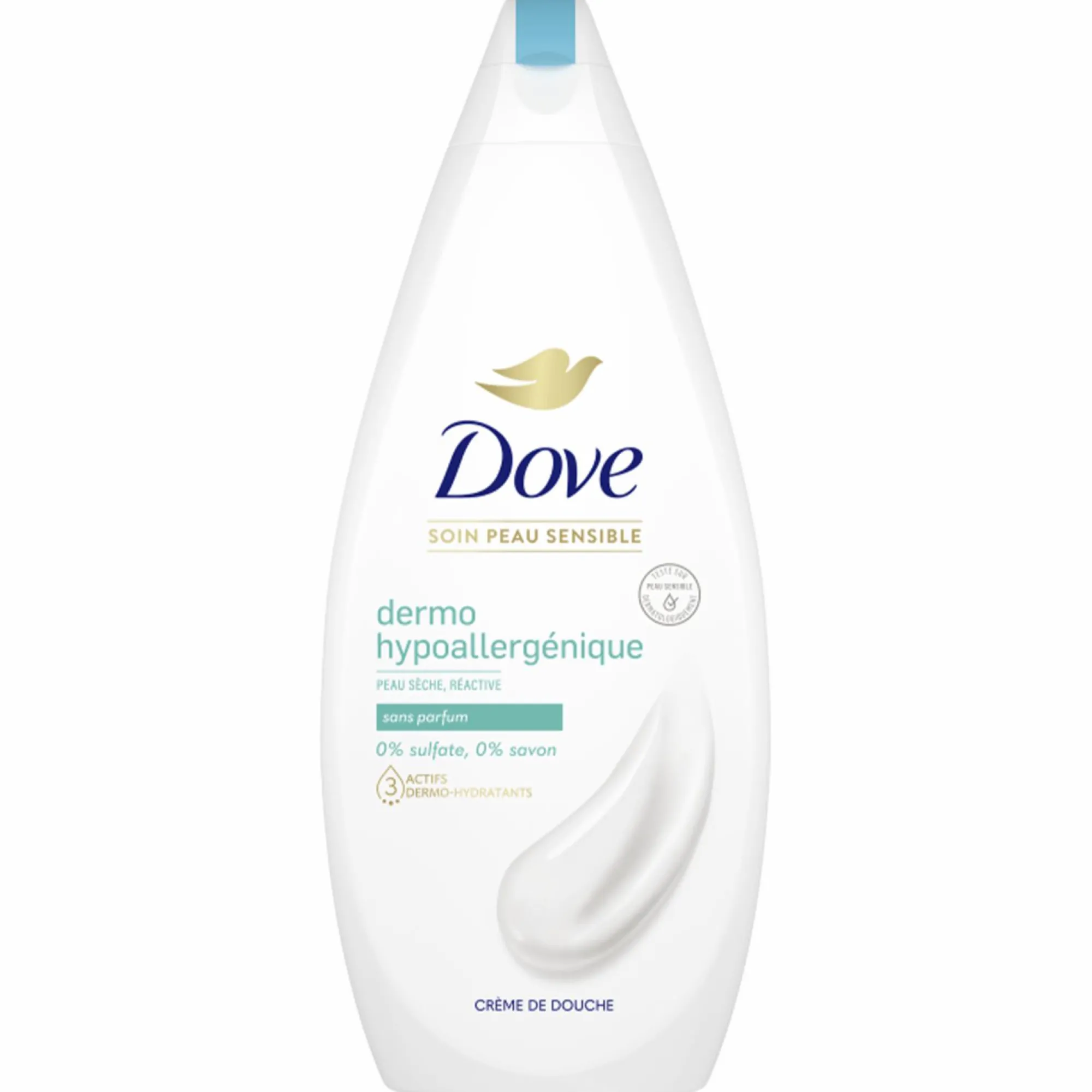 Hygiène|DOVE Gel douche dermo- hypoallergénique sans parfum peau sensible