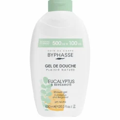 Hygiène|BYPHASSE Gel douche eucalyptus et bergamote