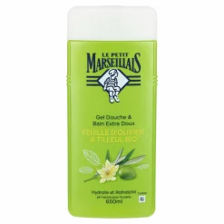 Hygiène|LE PETIT MARSEILLAIS Gel douche feuille d'olivier et tilleul bio