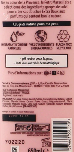 Hygiène|LE PETIT MARSEILLAIS Gel douche fleur de cerisier