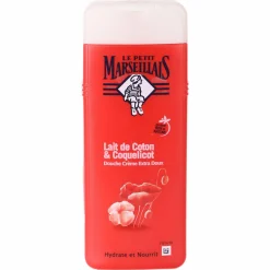 Hygiène|LE PETIT MARSEILLAIS Gel douche lait de coton et coquelicot