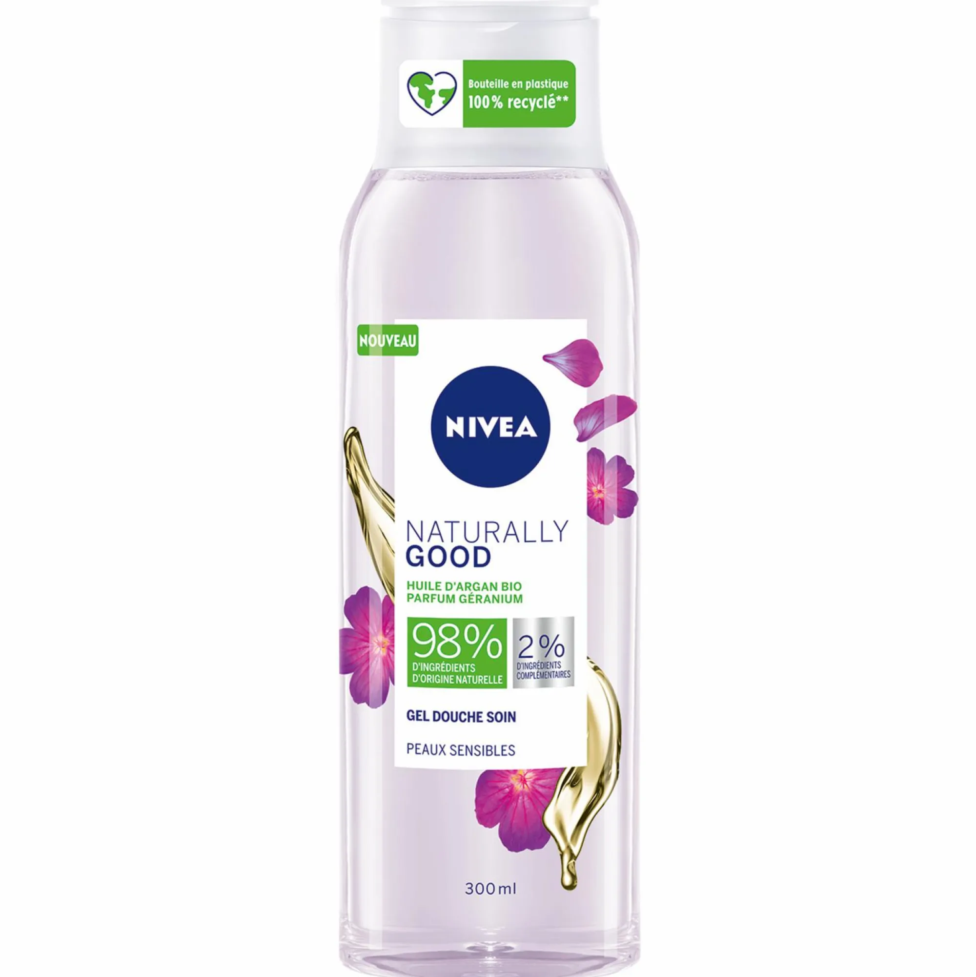 Hygiène|NIVEA Gel douche soin naturally good