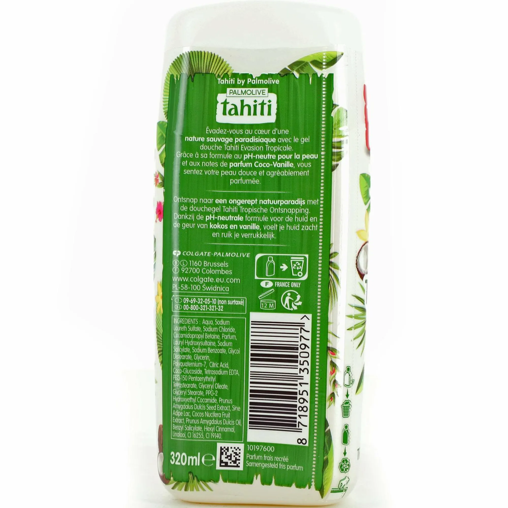 Hygiène|TAHITI Gel douche évasion tropicale