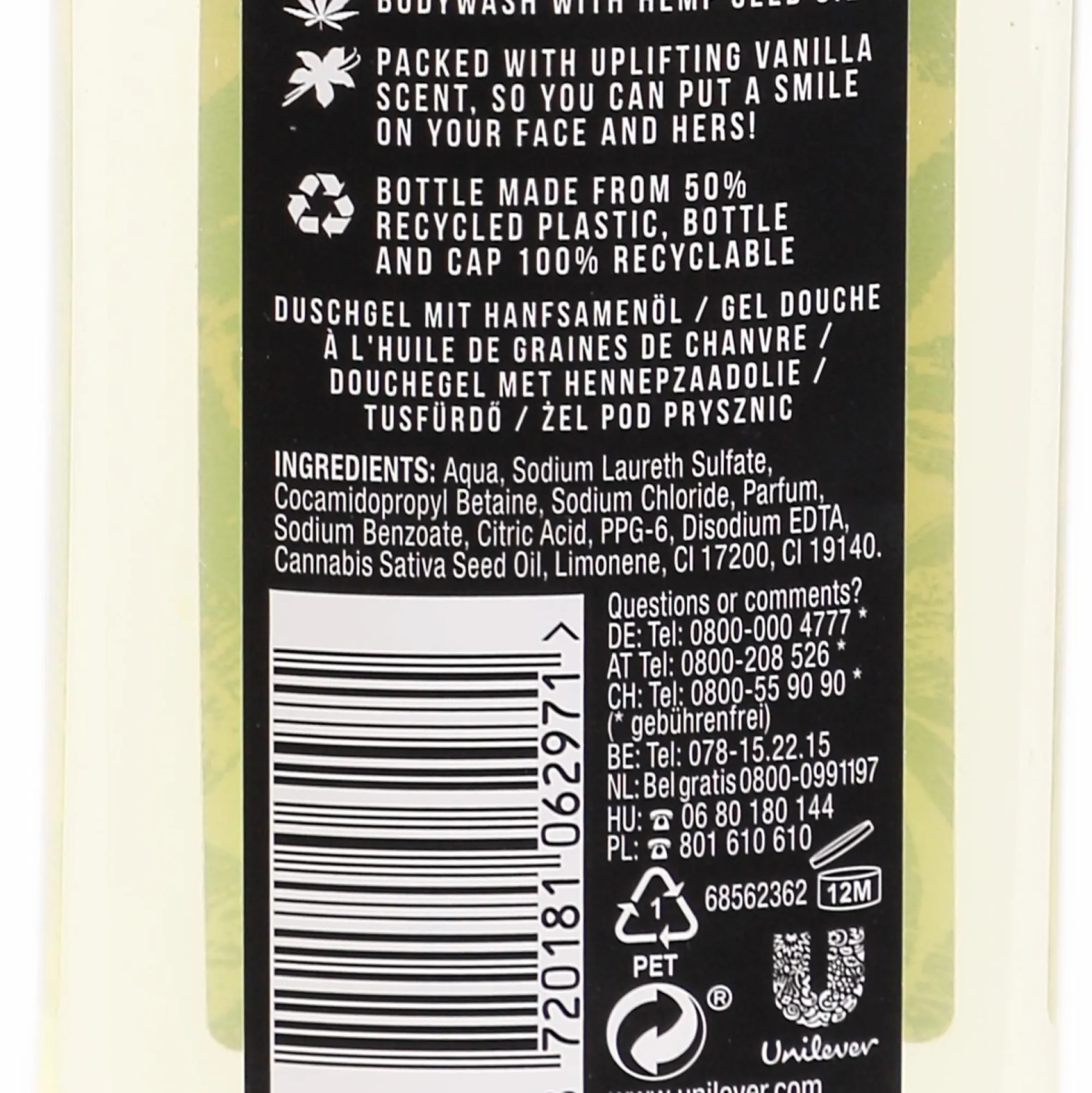 Hygiène|AXE Gel douche vibes Vanille
