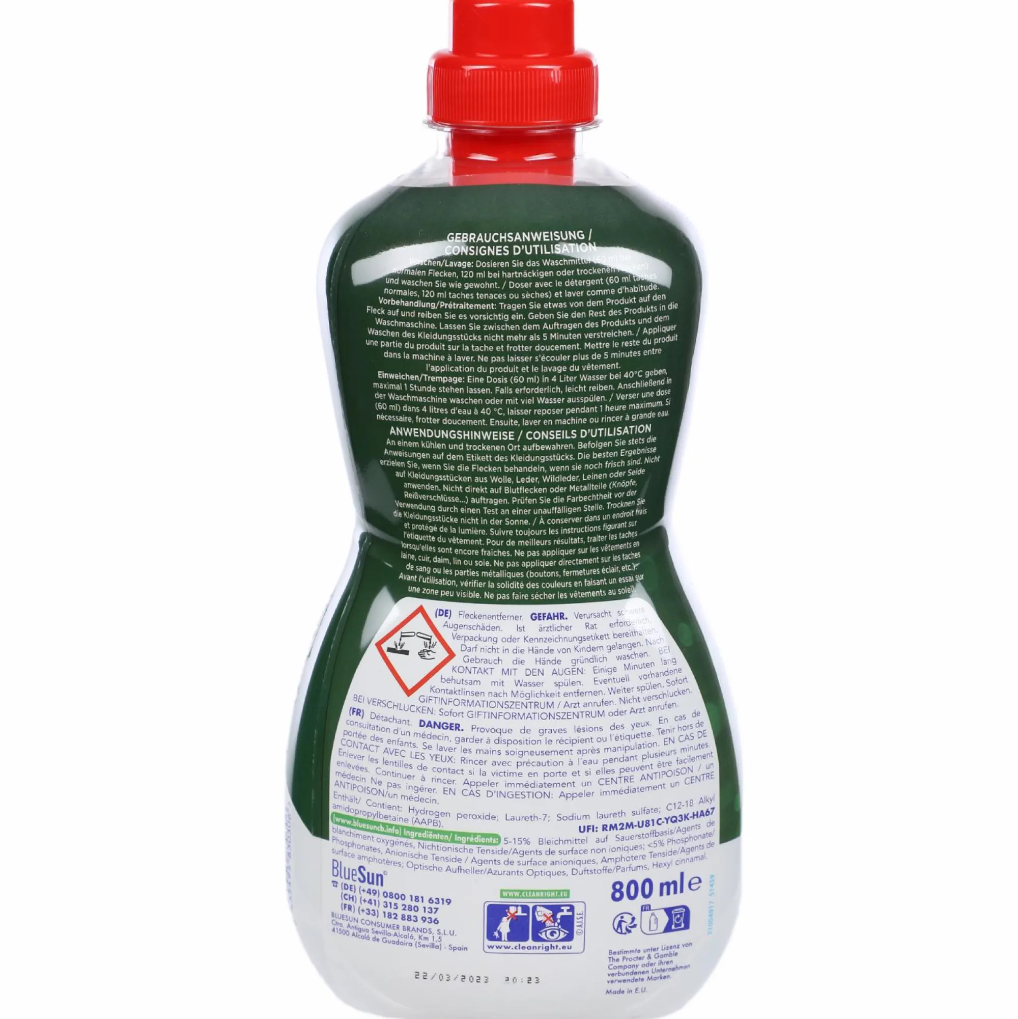 Entretien Du Linge|ARIEL Gel détachant textile blanc