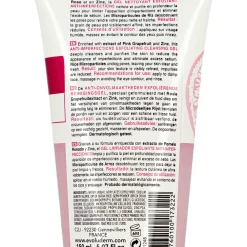 Visage|EVOLUDERM Gel nettoyant exfoliant pamplemousse rose