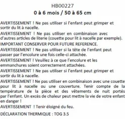 Accessoires De Puériculture|LE PHARE DE LA BALEINE Gigoteuse bleue ou blanche en velours 65 cm