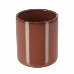 Salle De Bain Et Wc|Stokomani Gobelet de salle de bain terracotta