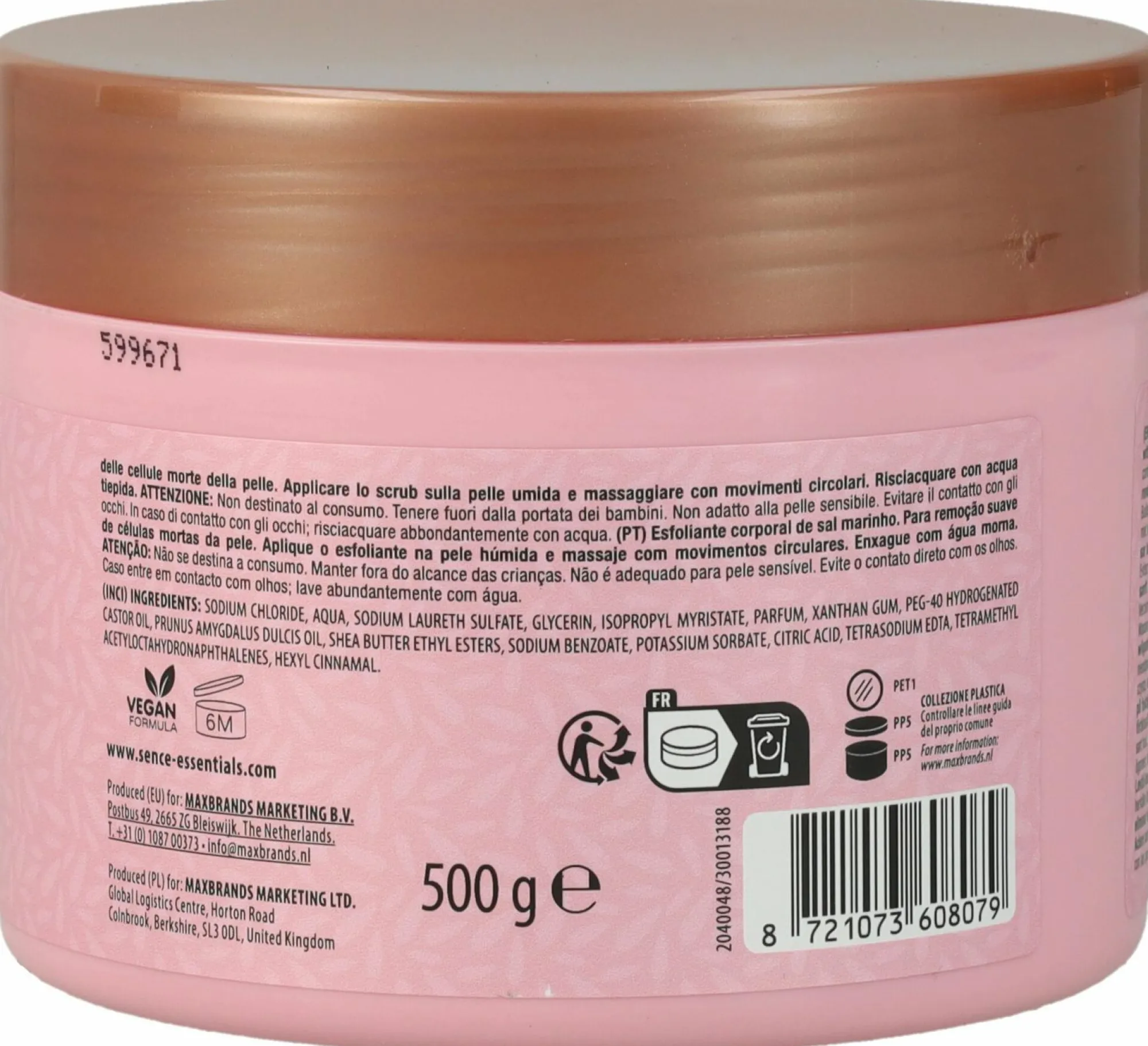 Corps|SENCE Gommage corps au sel marin