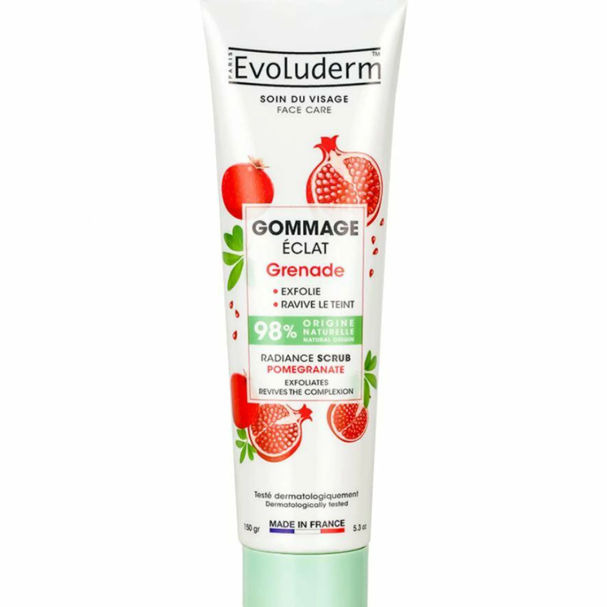 Visage|EVOLUDERM Gommage visage à la grenade