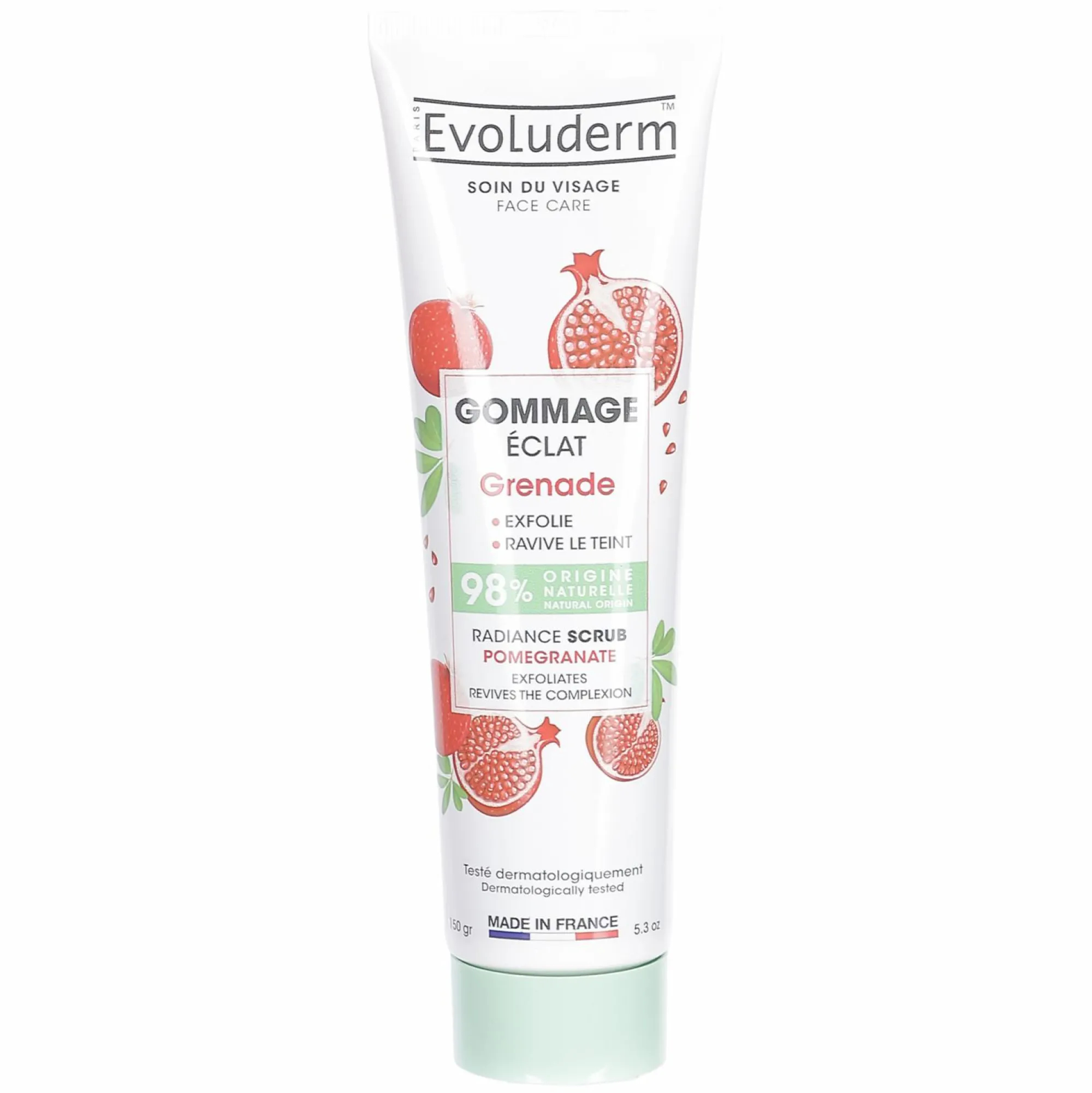 Visage|EVOLUDERM Gommage visage à la grenade