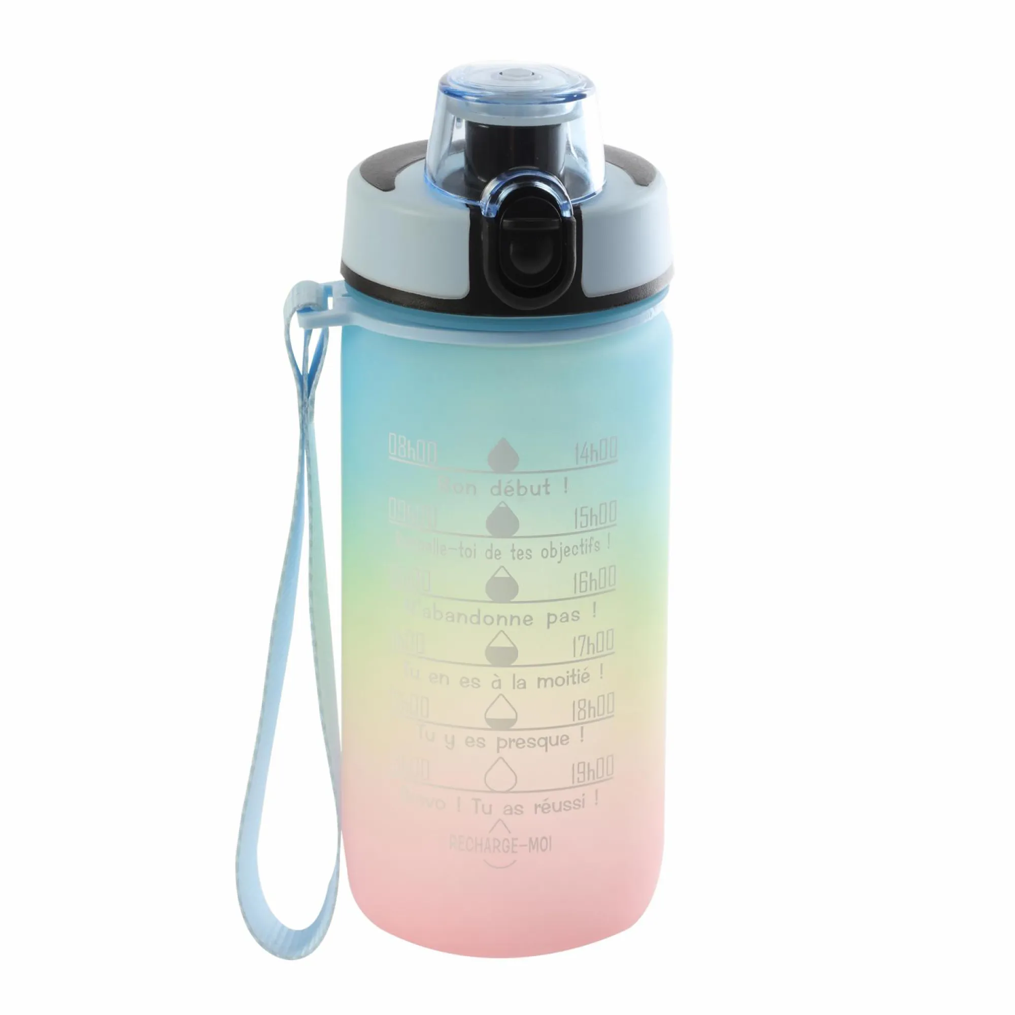 Conservation Et Rangement|COOK KEEN Gourde de motivation plastique 550 ml