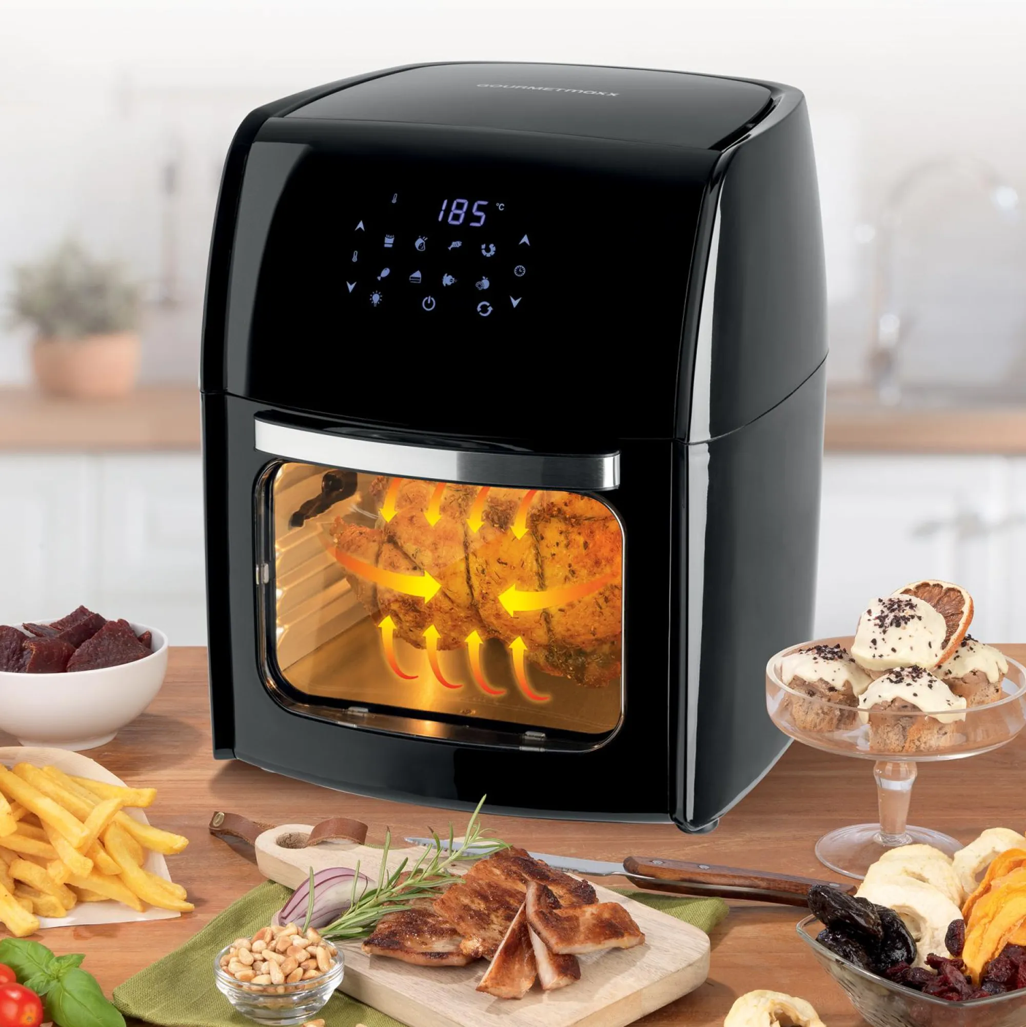 Cuisson Et Ustensiles|Petit Électroménager|Stokomani GOURMETmaxx Friteuse à air chaud XL 12L