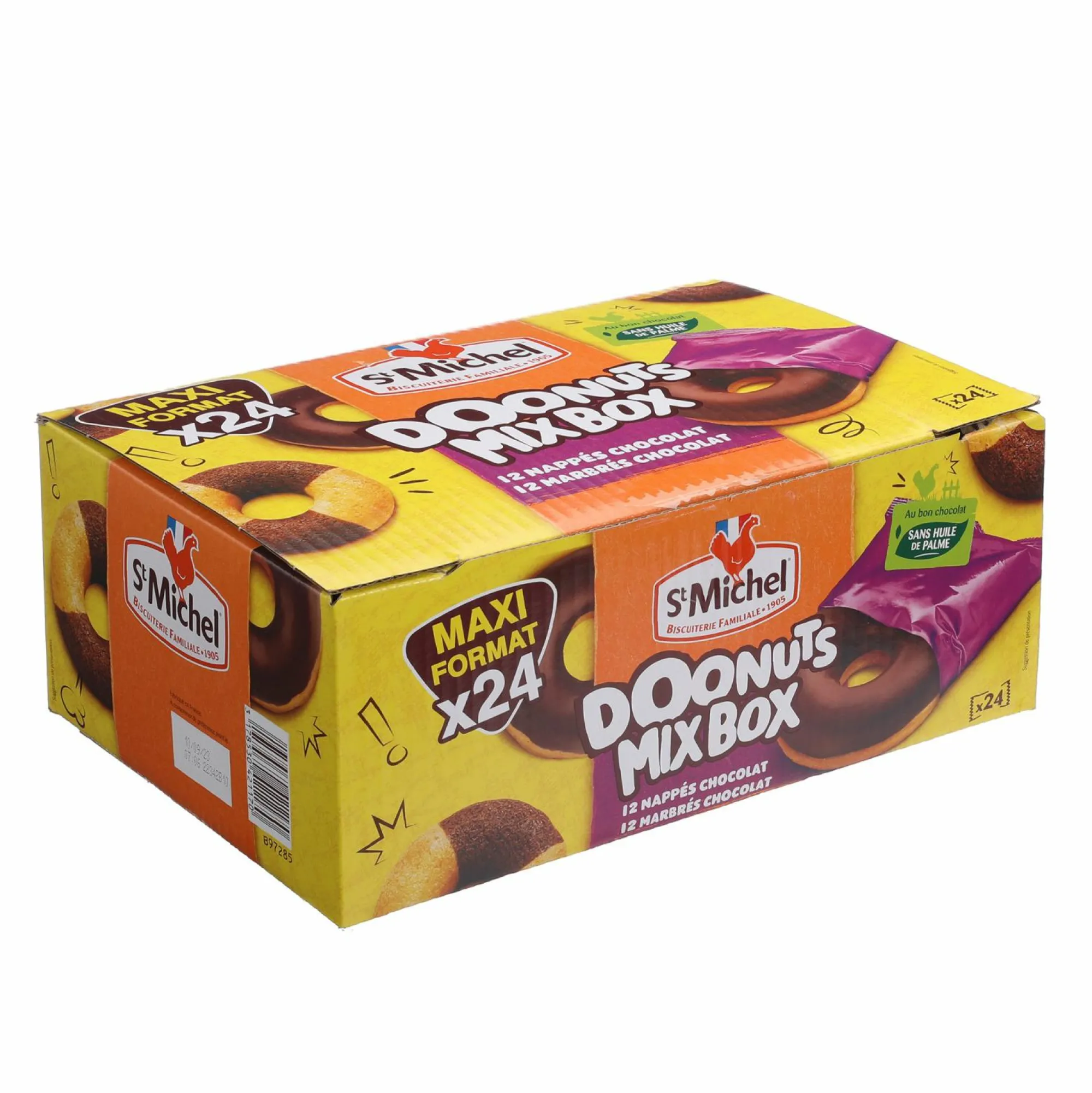 Épicerie Sucrée|Stokomani Gâteaux donuts nappés et marbrés au chocolat