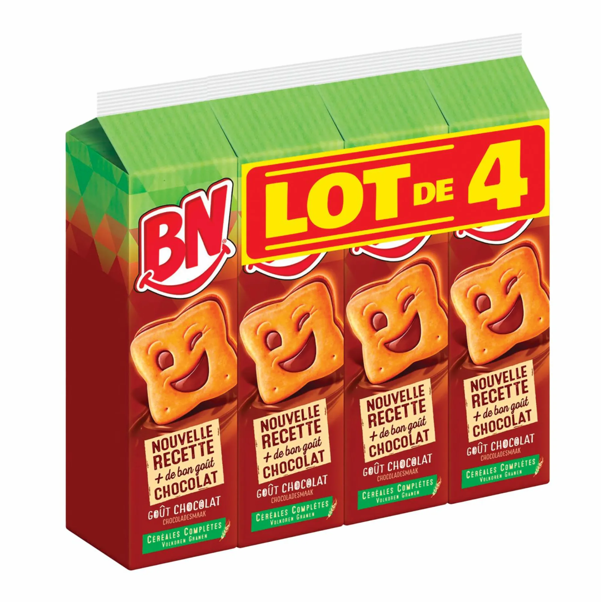 Épicerie Sucrée|BN Gâteaux fourrés au chocolat x4