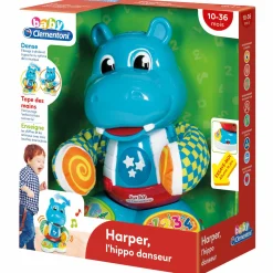 Jouet|De 0 À 24 Mois|CLEMENTONI Harper l'hippo danseur