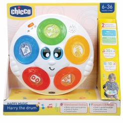 Jouet|De 0 À 24 Mois|CHICCO Harry le tambour