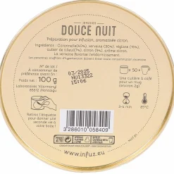 Boissons|INFUZ Infusion douce nuit en boîte en métal