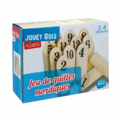 Jouet|Jeux De Société|MOJY Jeu de quilles nordiques en bois