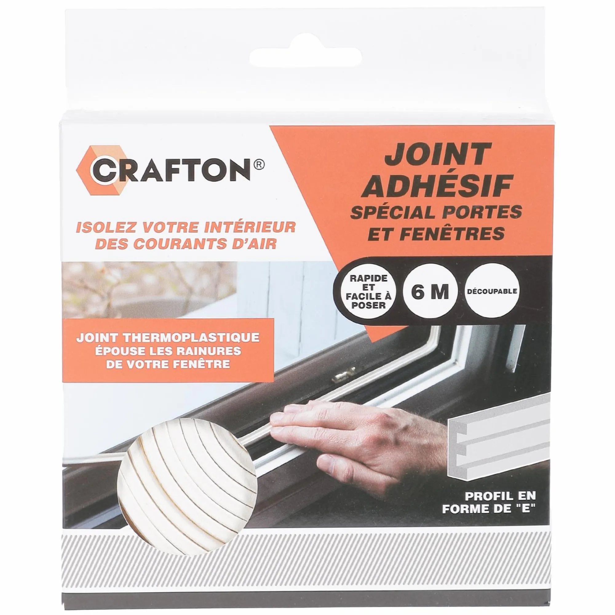 Outils De Bricolage|CRAFTON Joint adhésif mousse fenêtre et porte