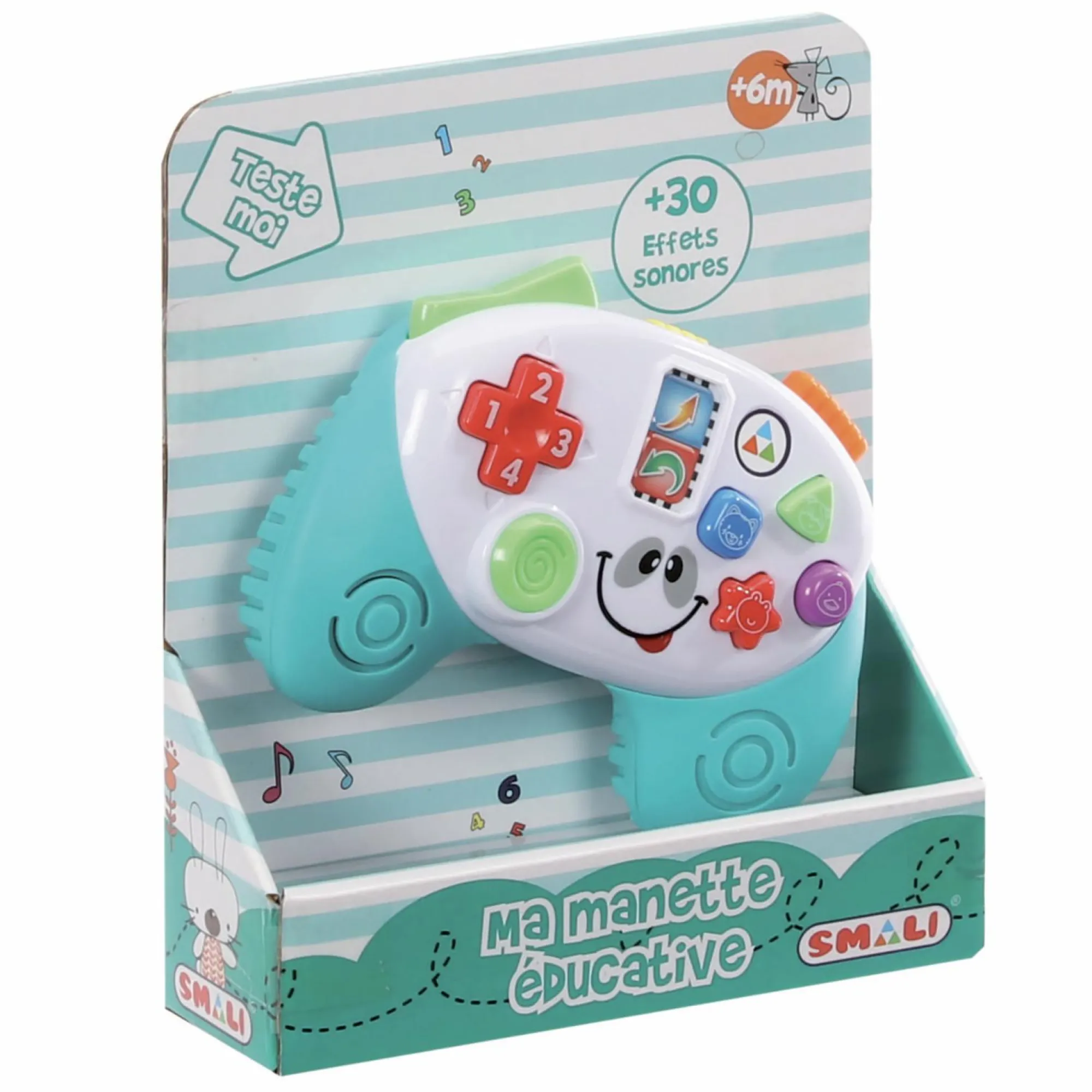 Jouet|De 0 À 24 Mois|SMALI La manette de console éducative