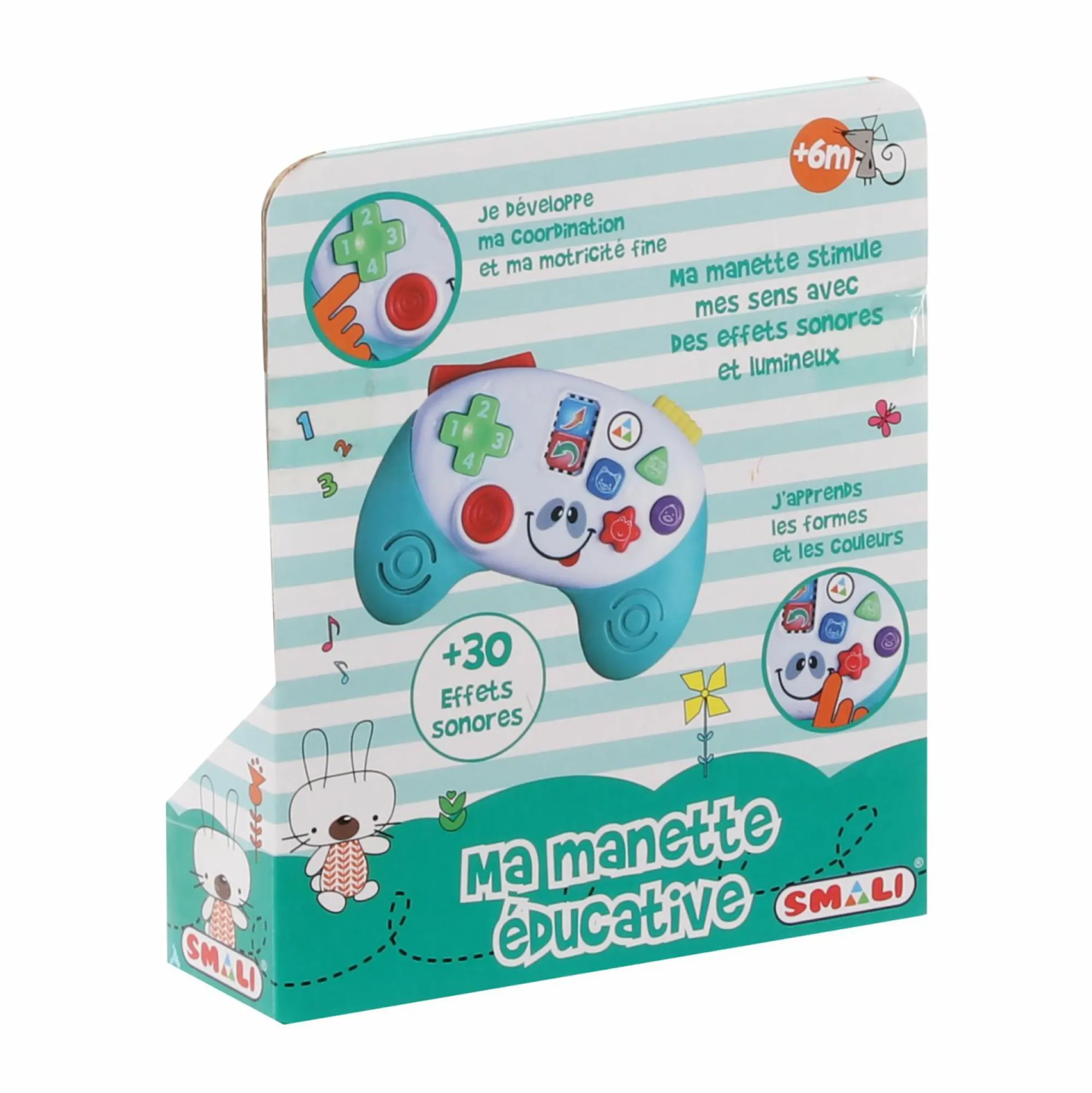 Jouet|De 0 À 24 Mois|SMALI La manette de console éducative