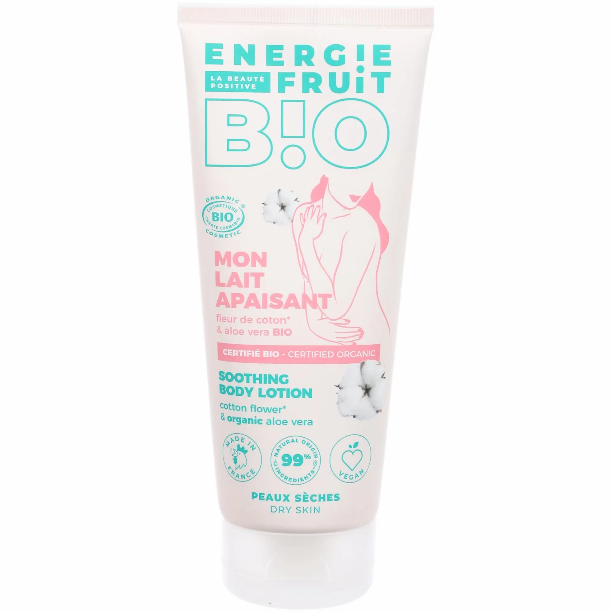 Corps|ENERGIE FRUIT Lait corps doux apaisant fleur de coton