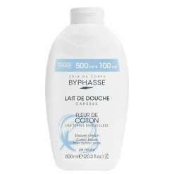 Hygiène|BYPHASSE Lait de douche caresse fleur de coton