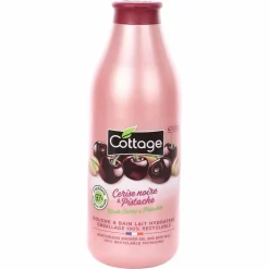 Hygiène|COTTAGE Lait douche et bain hydratant cerise noire et pistache