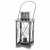 Luminaires|DECLIC HOME Lampe lanterne métal noir 8 LED