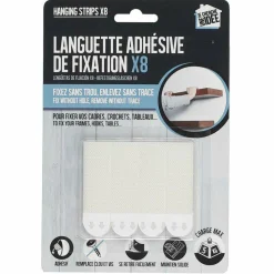 Outils De Bricolage|Stokomani Languettes adhésive de fixation x8