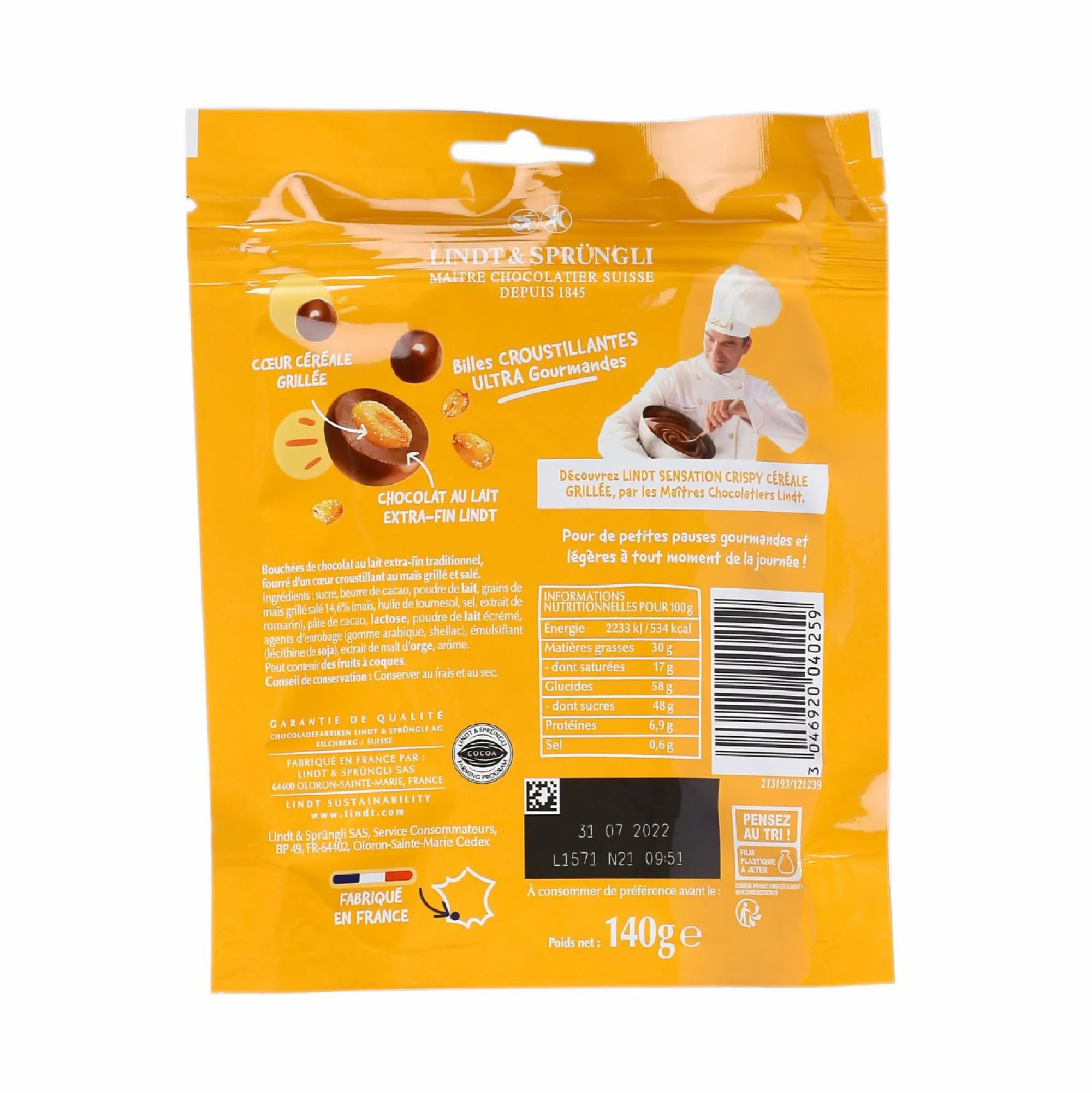 Épicerie Sucrée|Stokomani Lindt sensation crispy