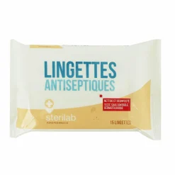 Santé Et Bien-Être|STERILAB Lingettes antiseptiques visage et corps