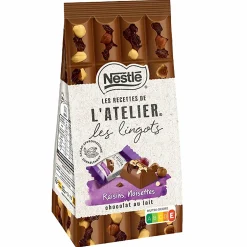 Épicerie Sucrée|Stokomani Lingots chocolat au lait raisins et noisettes