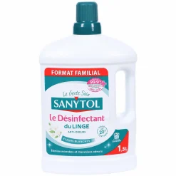 Entretien Du Linge|SANYTOL Liquide désinfectant du linge fleurs blanches