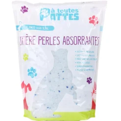 Animalerie|A TOUTES PATTES Litière perles absorbantes pour chat