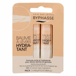 Visage|BYPHASSE Lot de 2 baumes à lèvres hydratant