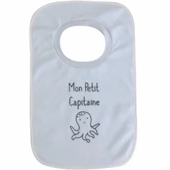 Accessoires De Puériculture|MES PETITS CAILLOUX Lot de 7 bavoirs bleu/vert