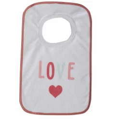 Accessoires De Puériculture|MES PETITS CAILLOUX Lot de 7 bavoirs rose/vert