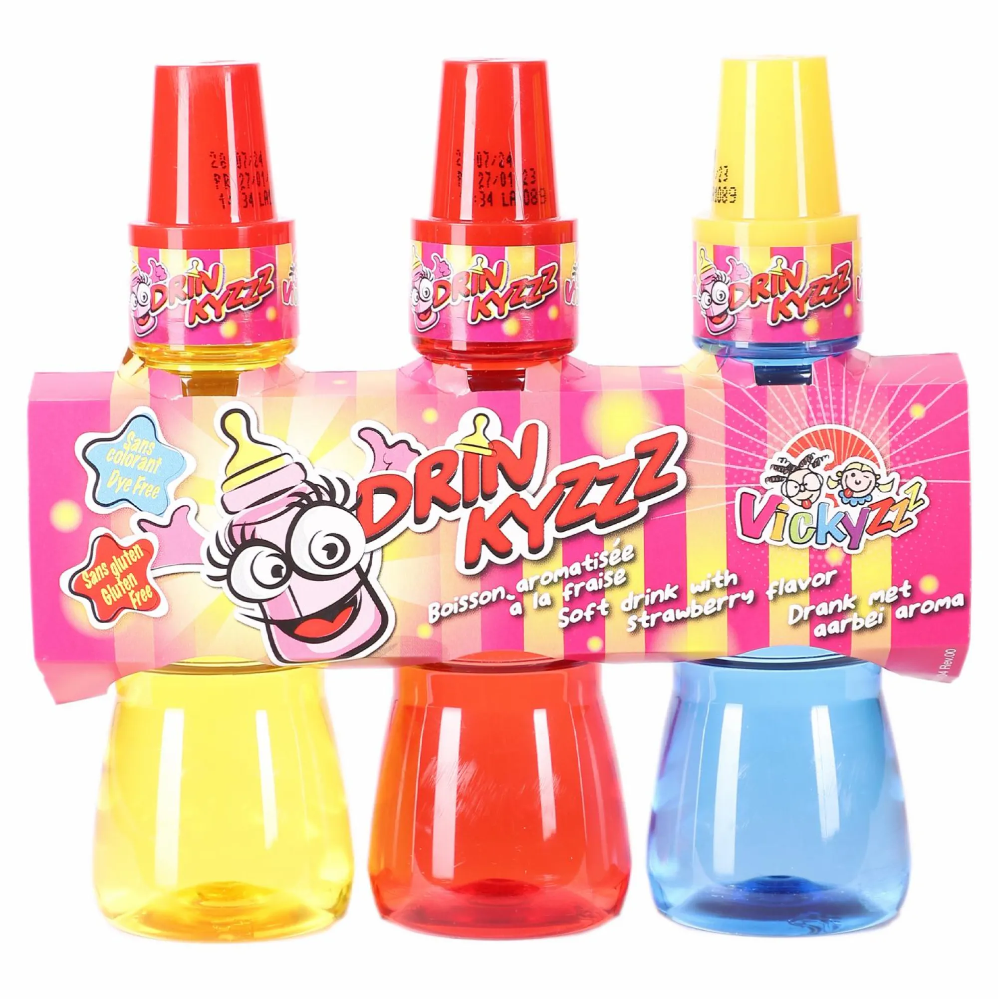 Épicerie Sucrée|Stokomani Lot de 3 boissons aromatisées Fraise