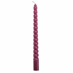 Bougies|DECLIC HOME Lot de 4 bougies torsadées