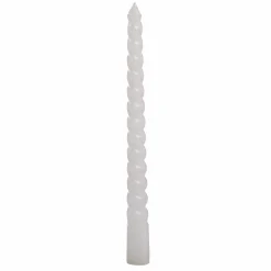 Bougies|DECLIC HOME Lot de 4 bougies torsadées