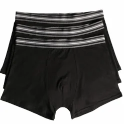 Sous-Vêtements Et Vêtements De Nuit|AMAURY S Lot de 3 boxers en coton uni Noir
