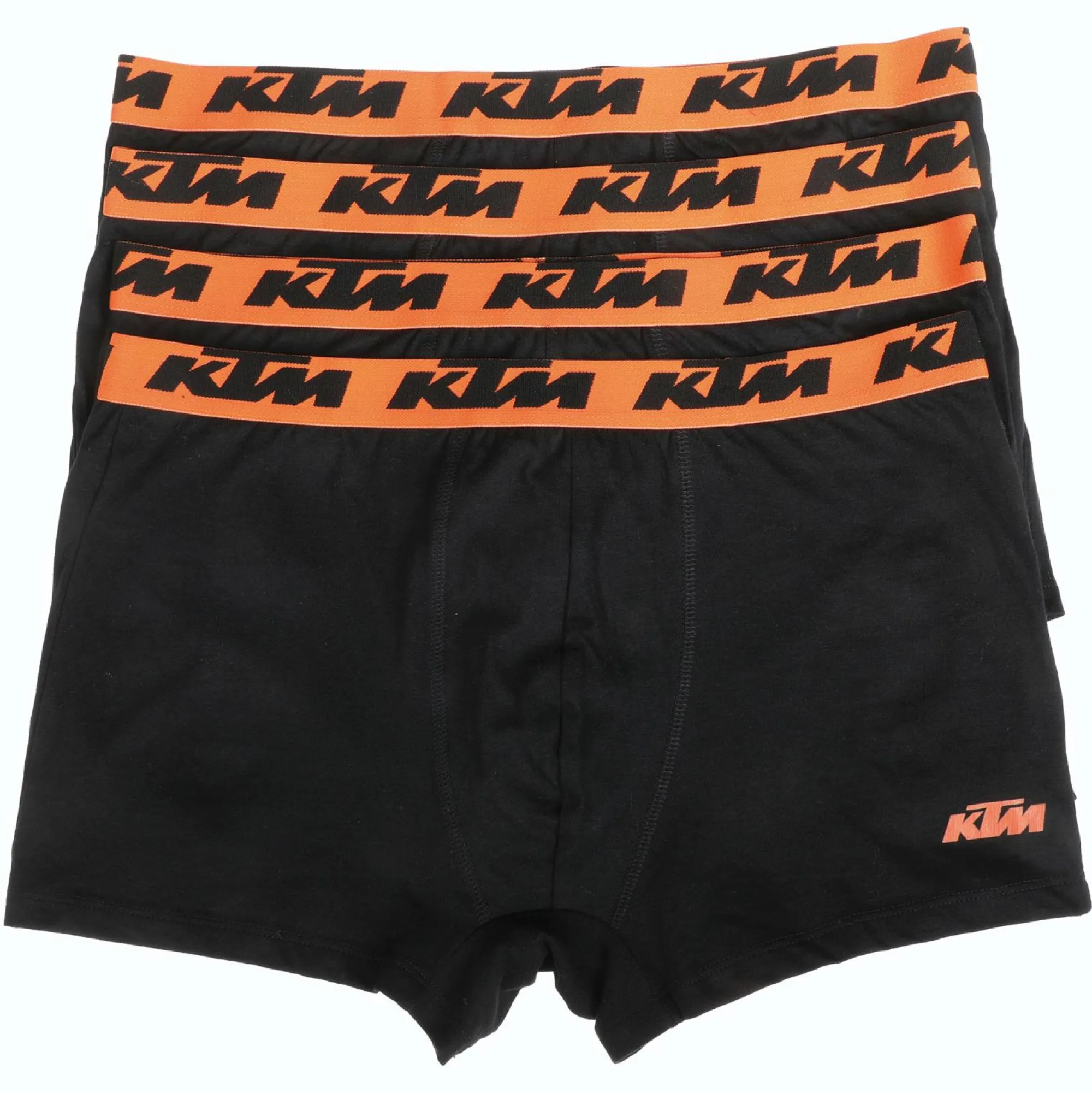 Sous-Vêtements Et Vêtements De Nuit|KTM BY FREEGUN Lot de 4 boxers s en coton Noir
