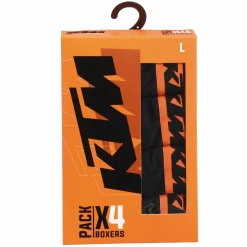 Sous-Vêtements Et Vêtements De Nuit|KTM BY FREEGUN Lot de 4 boxers s en coton Noir