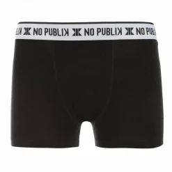 Sous-Vêtements Et Vêtements De Nuit|NO PUBLIK Lot de 3 boxers unis en coton Multicolore}