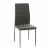 Mobilier|DECLIC HOME Lot de 2 chaises grises avec pieds en métal